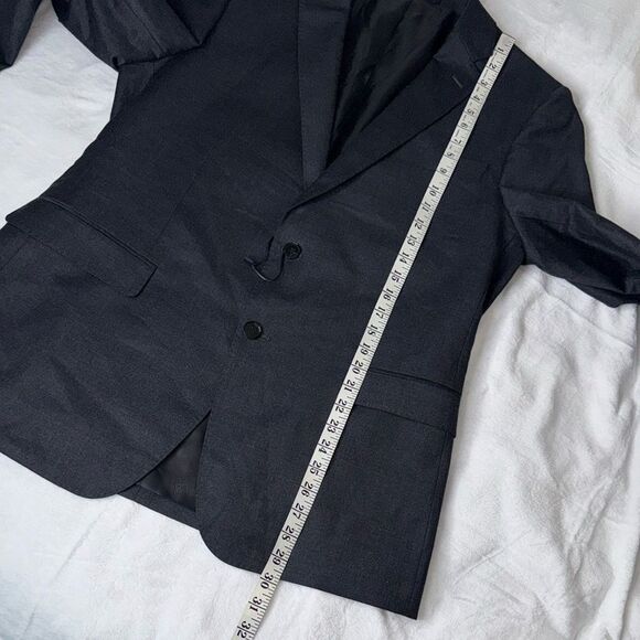 CAVALLI CLASS BY ROBERTO CAVALLI Slim Fit Wool Suit Blazer Size 54/48 - Picture 5 of 13